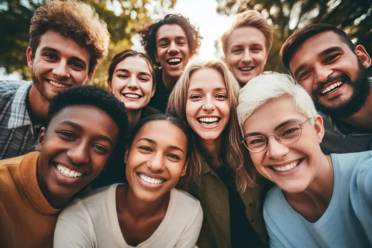 Group picture after getting treatment addiction help